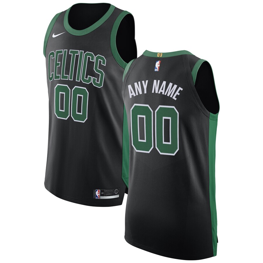 Boston Celtics Custom Letter and Number Kits for Statement Jersey Material Vinyl